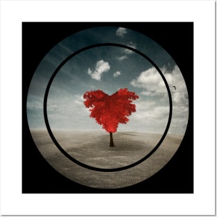 Heart Tree - Love grows everywhere Posters and Art